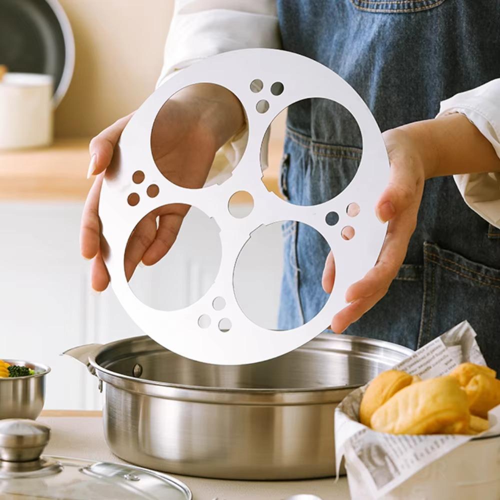 Stainless Steel Stewing Soup Pot with Egg Steamer Egg Cooker Multi-functional Egg Boiler Noodle