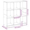 Bookshelf Sonoma Oak 102 x 32 x 108 cm Particleboard