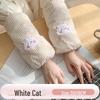 2023 Cute Kitten & Rabbit Corduroy Sleeves for Home Office - Autumn/Winter Edition