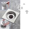 Stainless Steel Anti-Hair Clog Drain Filter for Bathroom Wash Basins