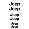 6pcs Car Brake Caliper Stickers Decoration Stickers Car Decals For Jeep Renegade Compass Grand Cherokee Wrangler jk Gladiator AKL1
