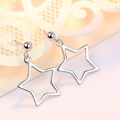 Elegant Ladies Women Ear Stud Simple Earrings Bead Star Drop Dangle Exquisite Chic Fashion