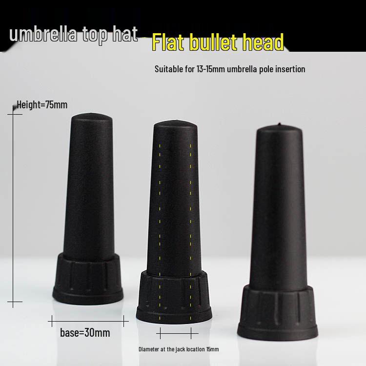 Regenschirmzubehör mit langem Griff, wasserdicht: Kappe, Abdeckhaube, Sonnenschutz und Reparatur