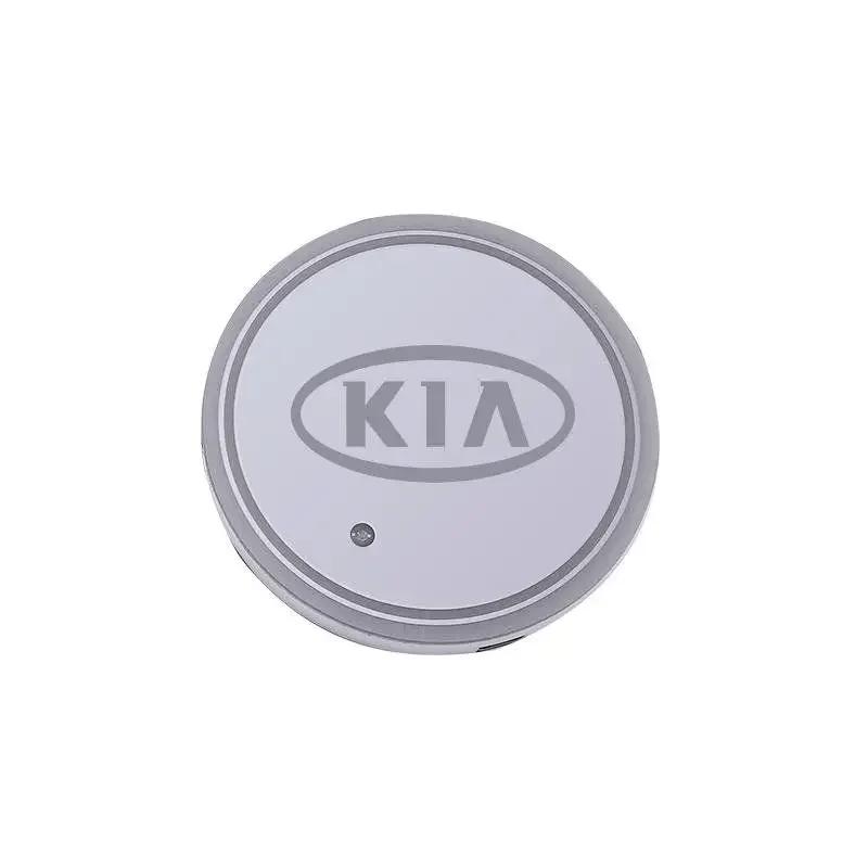 2PCS Car LED Luminous Water Cup Holder Mat for KIA K2 K3 K4 K5 KX3 RIO Sportage Sorento Soul Ceed Cerato Optima Oprius Forte
