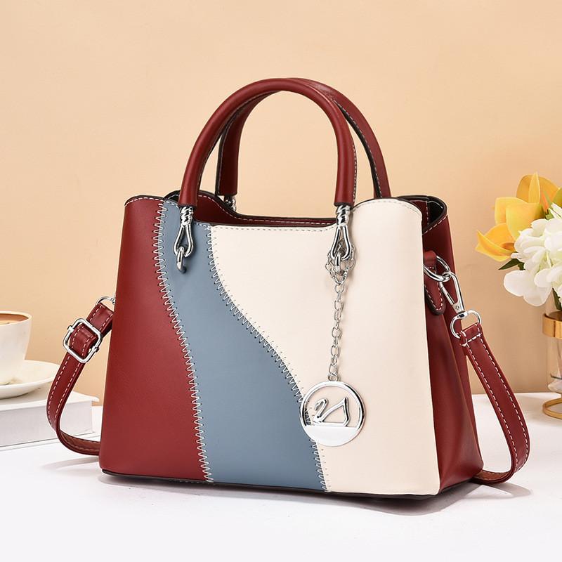 Stylish Medium Capacity Pu Tote Bag For Women With Versatile Design And Chain Detail