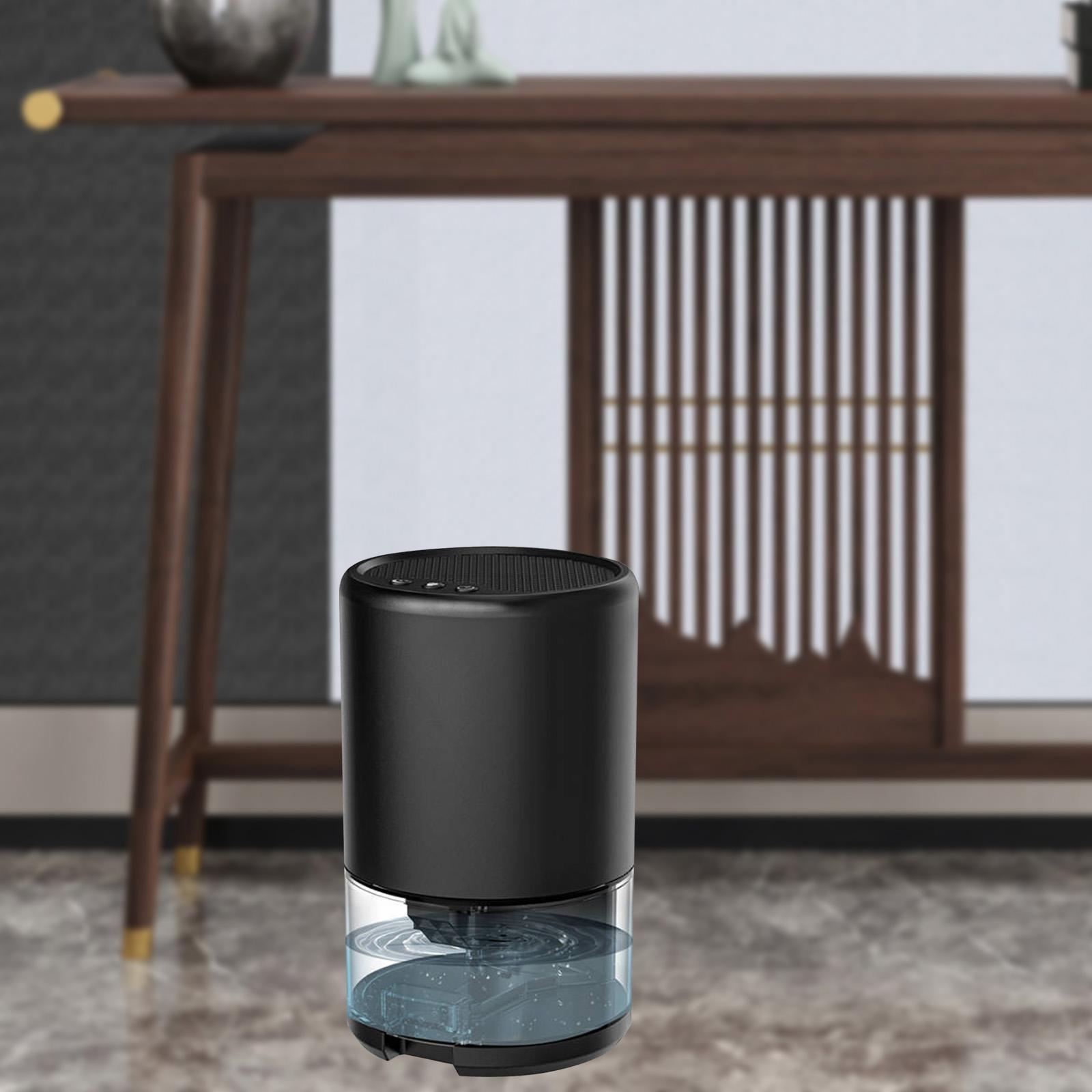 

Электрический осушитель воздуха Компактный с 7-цветным ночным светом для прачечной чёрный