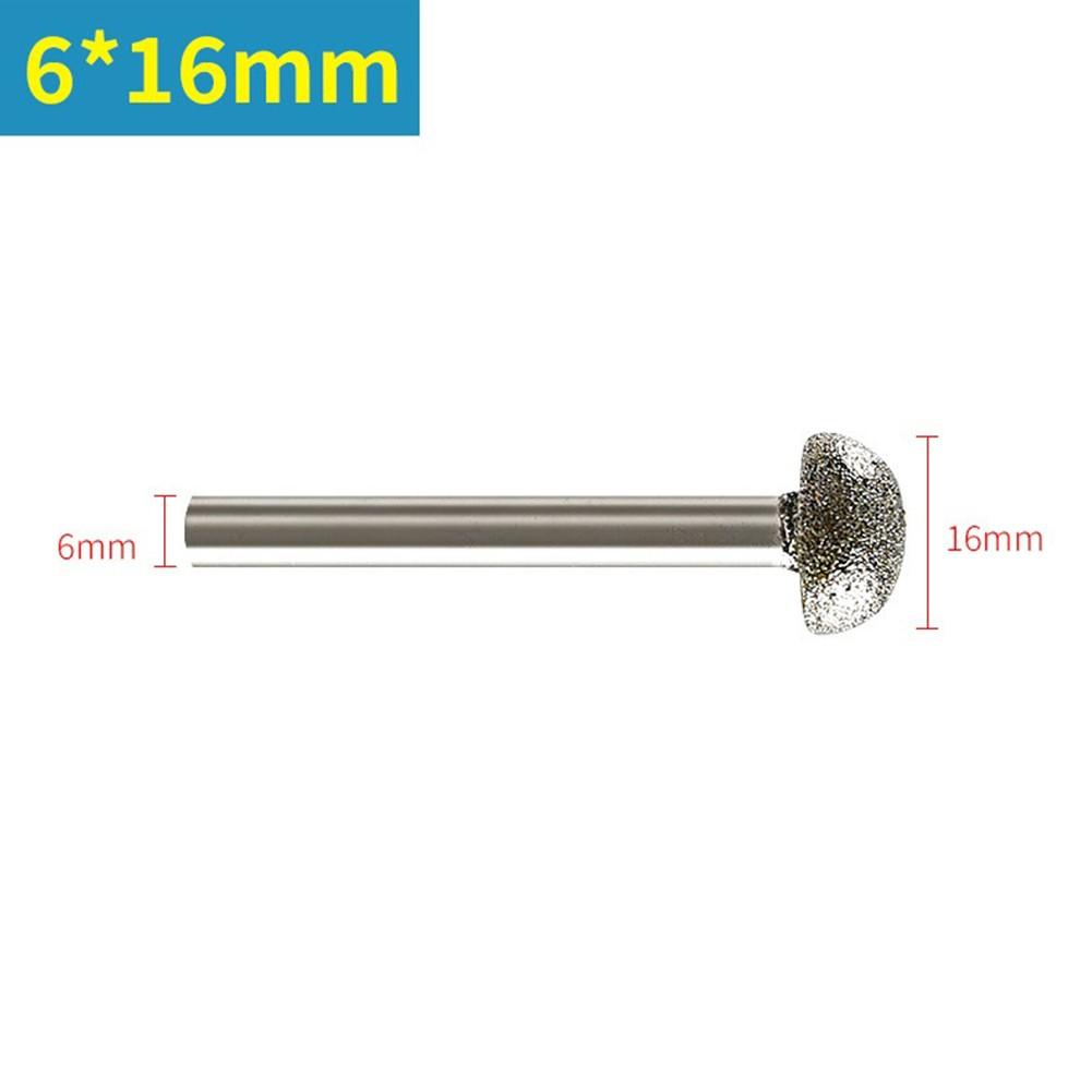 12/14/16/18/20mm Bit de șlefuit 1buc 6mm Coadă abraziv