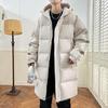 Winter Daunenjacke Herren Mittellang und Lang Sport und Freizeit Kapuzenjacke Zum Warmhalten