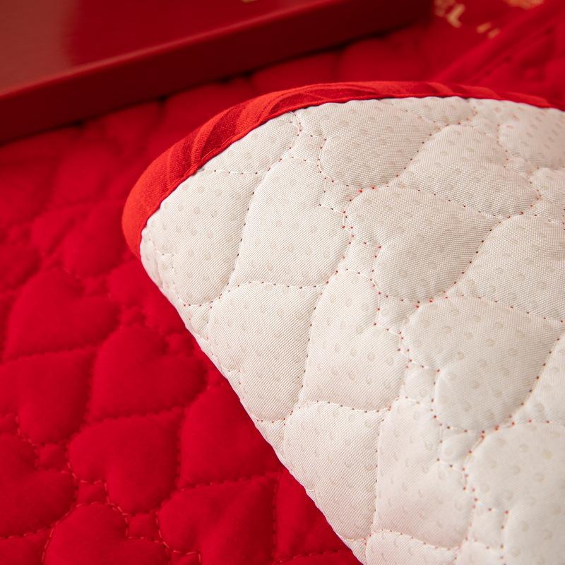 Feestelijk Rood Stoffen Bankkussen Vier Seizoenen Universeel Bruiloft Hoes Handdoek Bruiloft Antislip Bankhoes