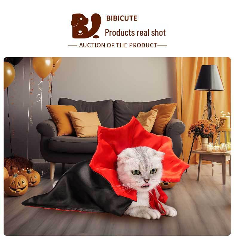 Funny Halloween Magic Cloak Costume for Cats and Dogs