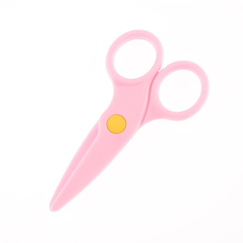 Kids Safe Craft Scissors Rounded Safety Edge 1Pc Portable Set for Toddlers Home DIY Craft Kindergarten Supplies