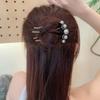 New Fashion Metal U-Shaped Hair Stick Women Elegant Simple Pearl Hair Clip Pins Hairpin Headwear Hair Accessories Gifts Jewelry