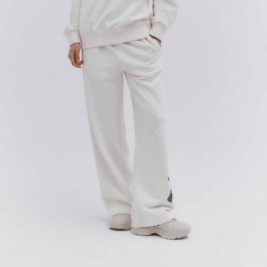 New MLB Casual Pants Unisex Milk White 3APTM0234-50CRD