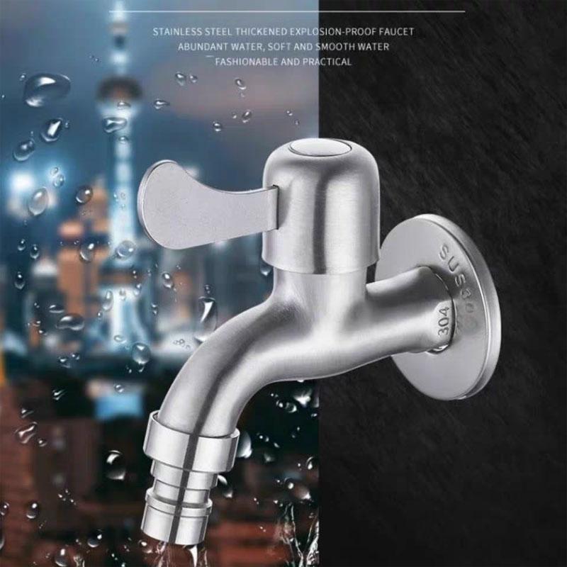 A Single Lever Kitchen Faucet Laundry Faucet Tap Sink Basin Water Tap for Home Kitchen Bathroom Toilet Laundry Washing Machine