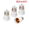 4 Stück E27 zu B22, B22 zu E27 Lampenfassungsadapter 250V2A PBT Gehäuse CE Rohs LED Lampenfassung Halter Sockel Konverter
