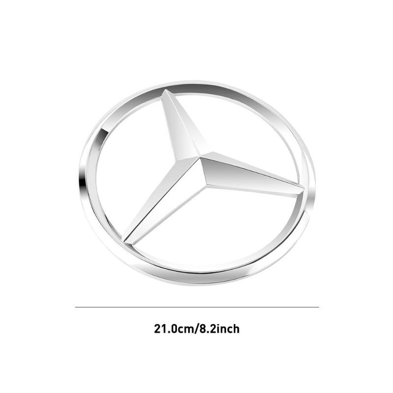 1 buc 188mm/210mm ABS Insignă Decal Capac Emblema Grilă Față Mașină Pentru Benz W204 W205 W210 W211 W212 W213 Clasa A/C/E/S/CLA/GLA GLC
