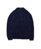 IL TEMPO SELECT SHOP Terry Oversized Collared Long Sleeve Tee Navy