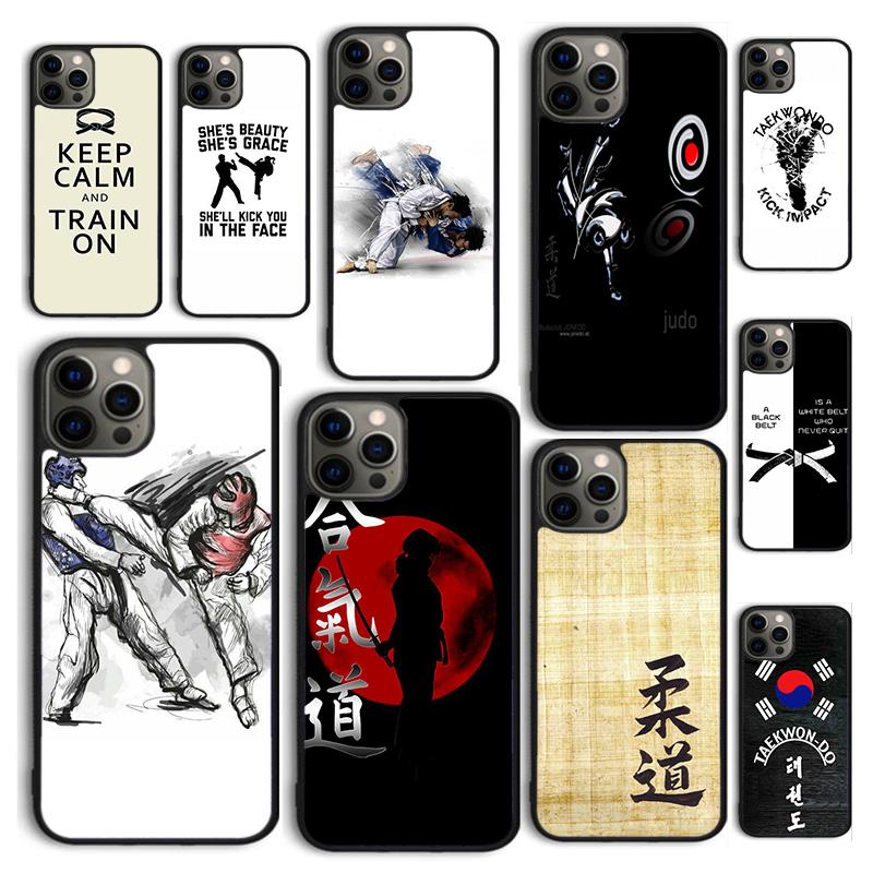 Kung Fu Taekwondo Martial Arts Phone Case Cover for iPhone 17 Air 16 16e 15 12 11 13 14 Pro Max Apple Plus Coque