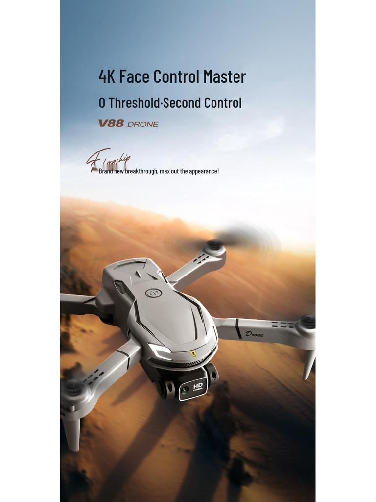 V88 High-Definition Aerial Drone with Altitude Hold - Remote Control Quadcopter for Kids and Adults