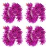 60/1.5M Christmas Tinsel Garland Twist Foil Tinsel Garland Xmas Hanging Decoration Home New Year Birthday Decorative Supplies