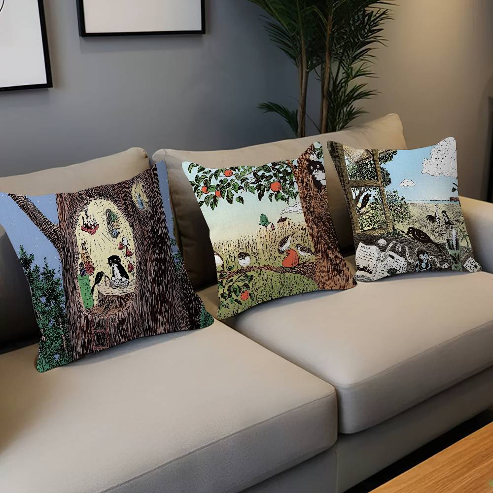 Aesthetic Art Y-Yeonju C-Choi Cushion Cover Car Throw Pillow Case For Sofa Car Christmas Gift 40x40cm 45x45cm