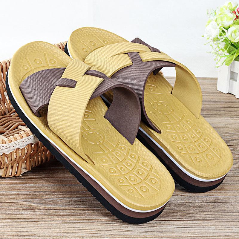 Sandals and Slippers for Men Summer Thick Soles Non Slip Household Slippers In Summer