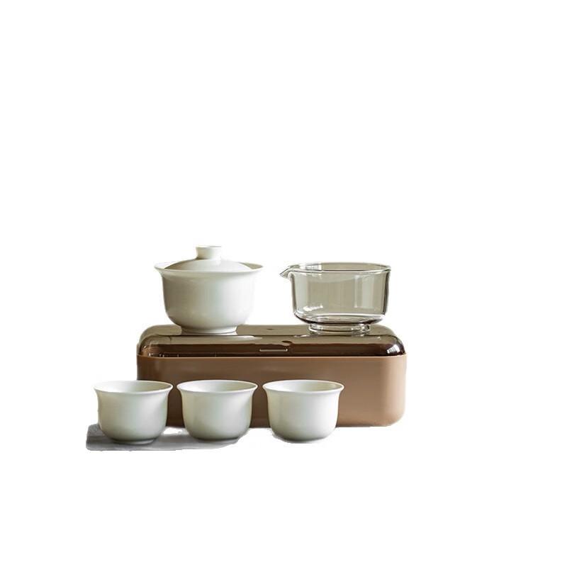 

Shangqi Matte Glaze Portable Travel Tea Set