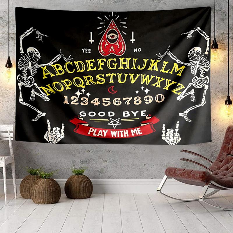 Spirit Board Divination Tapestry Room Decoration Wall Hanging for Living Room Bedroom, Dormitory, Birthday and Christmas Gifts