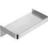 Wall Mounted Phone Shelf Bathroom Toilet Phone Holder Wall Mount Phone Rack Restroom Washroom Brushed Finish