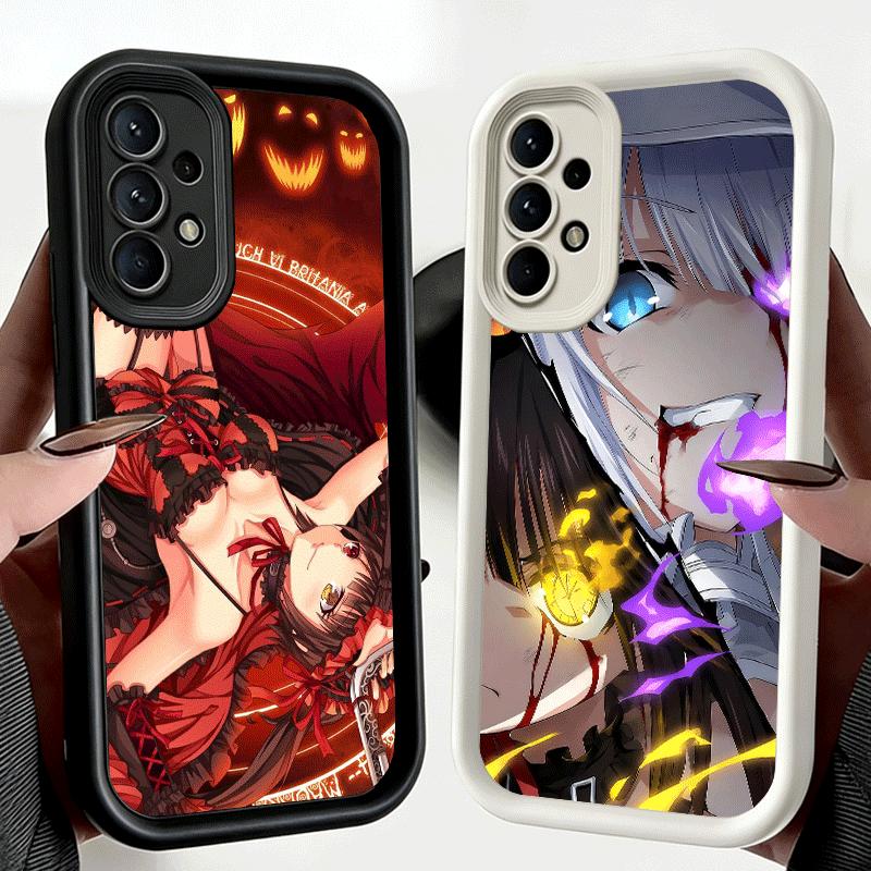 Phone Case for Samsung Galaxy A17 A16 A15 A14 A13 Date A Live Tokisaki Kurumi A56 A36 A26 A55 A35 A25 A54 A34 A24 A53 A33 A23 A0