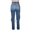 2026 New Fashion High-Waisted Jeans with Metal Studs Casual Women's Trousers