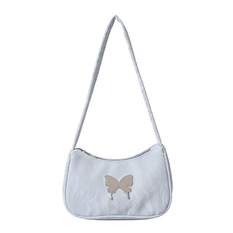 Chic Summer 2024 Fashion Butterfly Single Shoulder Bag For Women Trendy Street Pu Leather