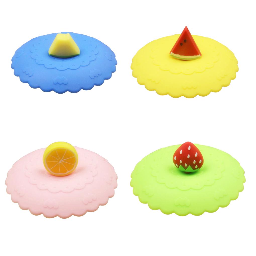 Silikonowa Pokrywka na Kubek Kreskówkowa Pokrywka na Butelkę Pyłoszczelna Nakładka