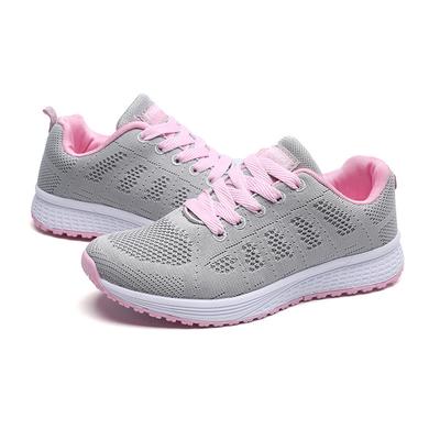 Pantofi de damă mărimi mari vânzări directe din fabrică 2024 modă nou plasă fly weaving casual respirabili pantofi de cuplu stand