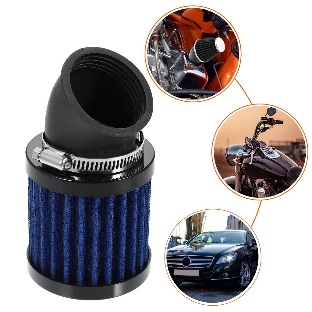 Motorcycle Air Filter Universal 28mm to 48mm Air Filters Pod Inner Dia 45 Degree for HONDA for YAMAHA for SUZUKI ATV SSR Air Filters 7