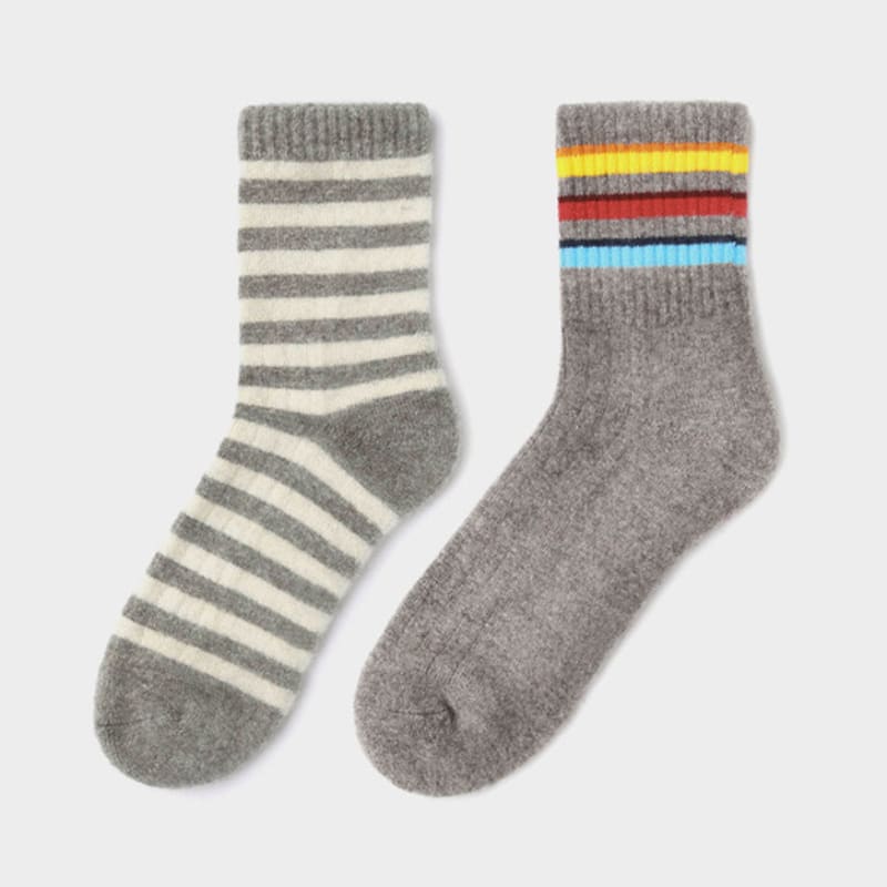 

Носки ERHKES 100% шерсть, 3 полоски S (Stripe Brown)