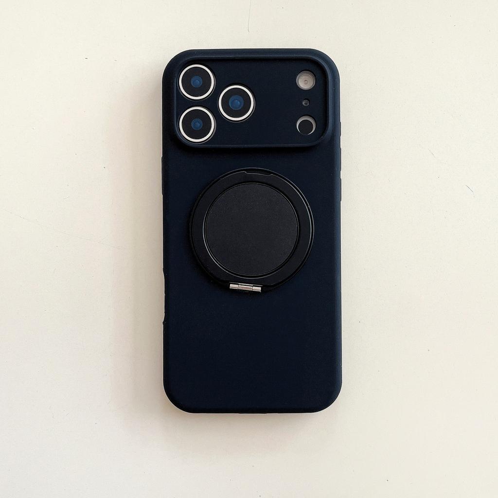 360° Rotating Stand Compatible with IPhone 17, Magnetic Liquid Silicone, 16 Pro Max, Drop-proof 15 Pro Case