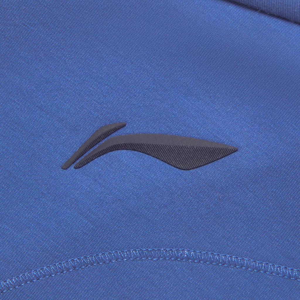 Li Ning Fitness Series Round Neck Logo Letter Casual Sweatshirt Men Sweatshirt AWDW389-5