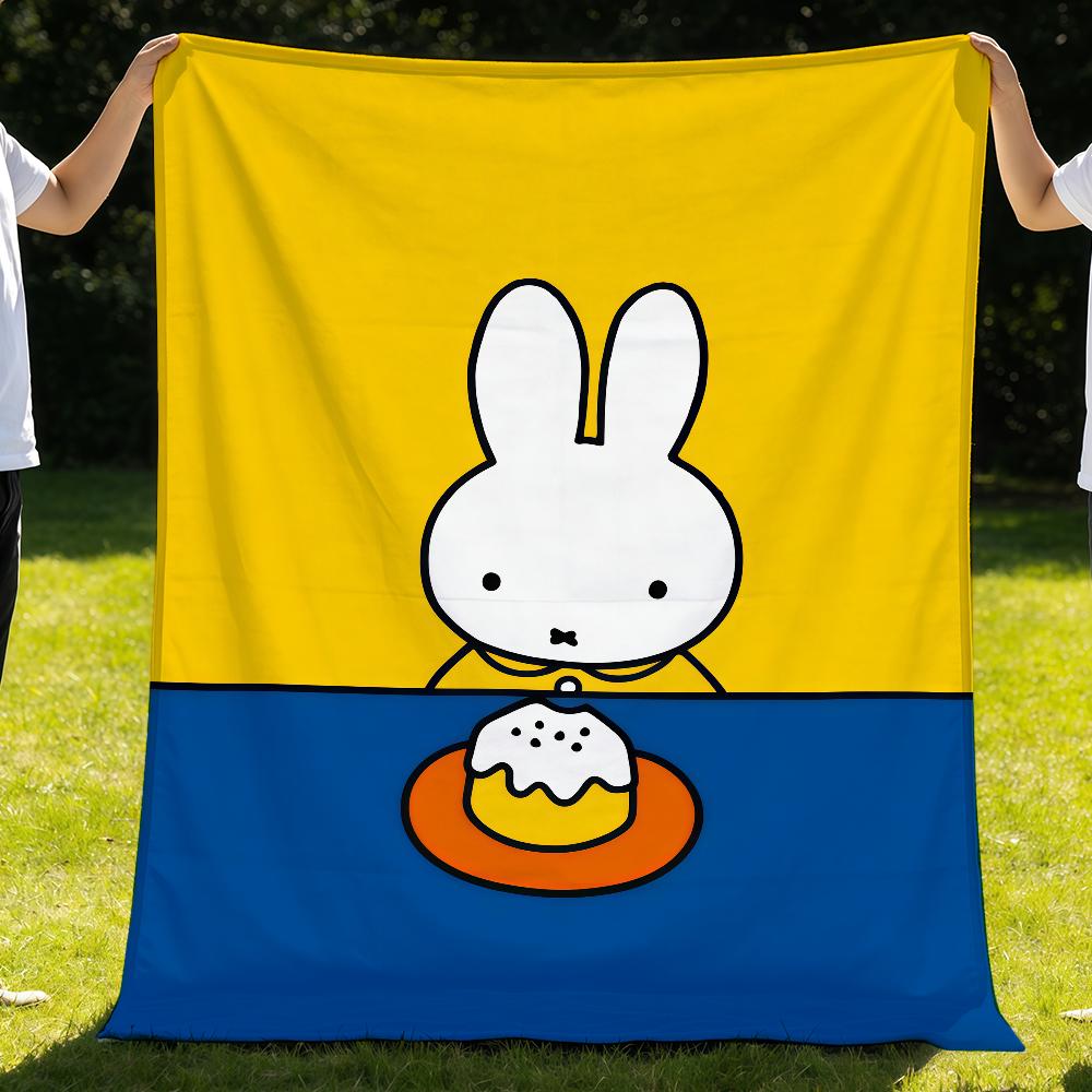 M-MiffyS-ES Cartoon Cute Blanket Soft Warm Furry Throw Super Kids Toys Bed Sofa Car Cradle