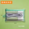 Mesh Transparent Storage Bag Portable Zipper Pouch With Logo For Students
