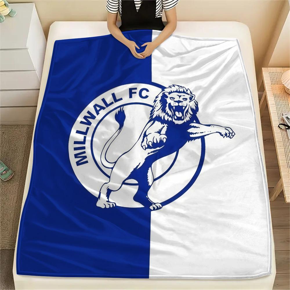 Millwall Football Club Flannel Blanket, High quality Comfortable for All Seasons, Home Decor, Warmth and Comfort