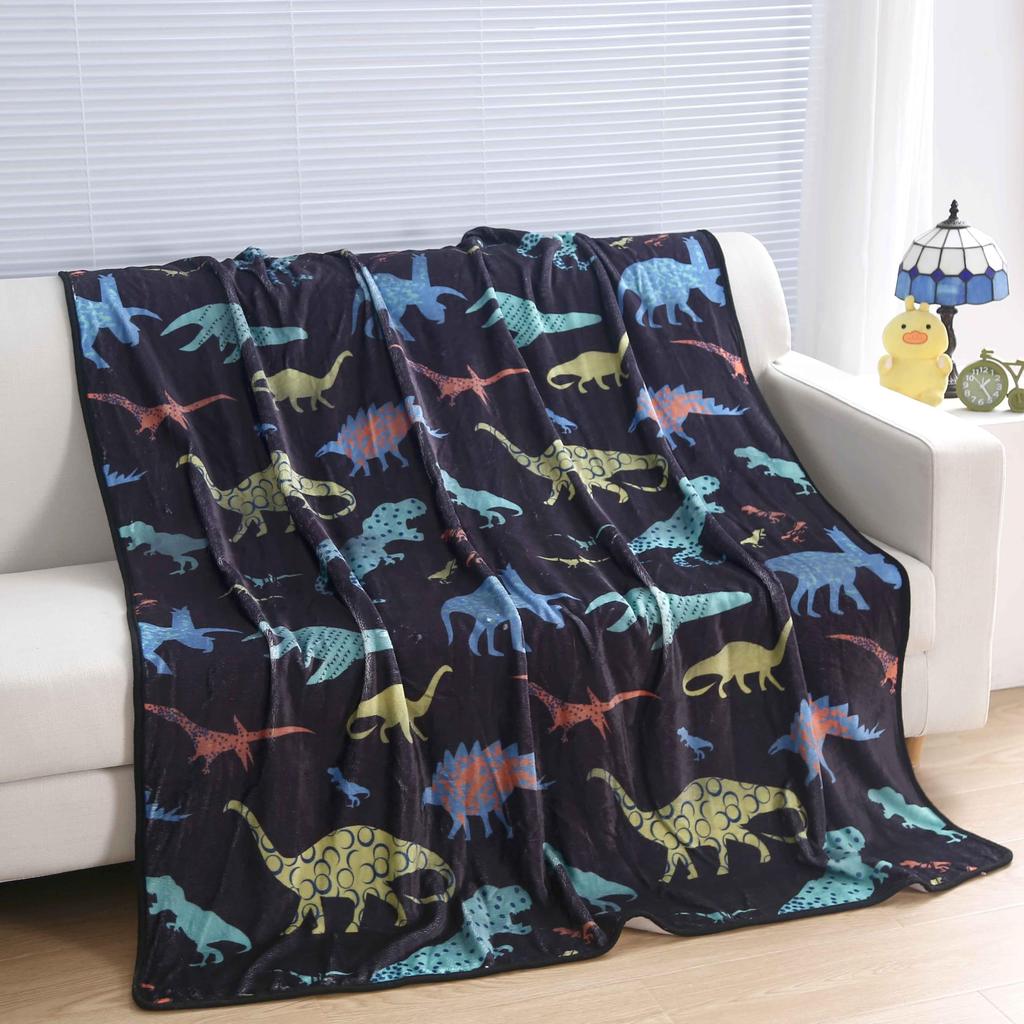Blue Butterfly Throw Blanket Cool Mystical Insect Flannel Blanket Soft Warm Bed Blankets for Sofa Couch Bedding Living Room