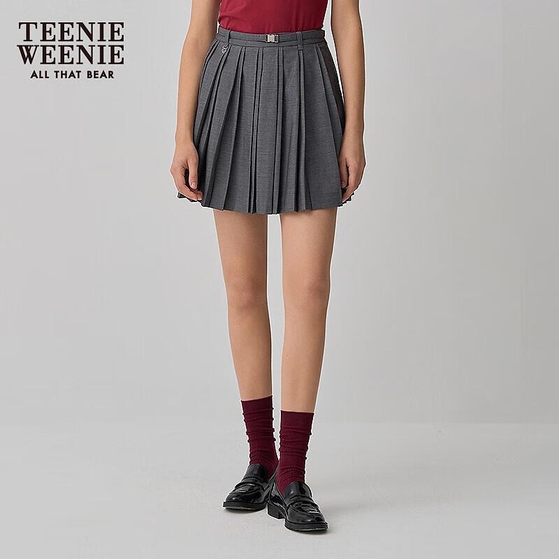 Teenie Weenie Women s Pleated A-line Mini Skirt M