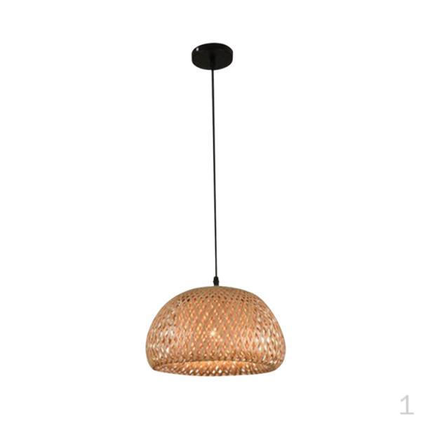 

Retro Lamp Shade Hanging E27 Lighting Bamboo Chandeliers Pendant Light Cover for Home