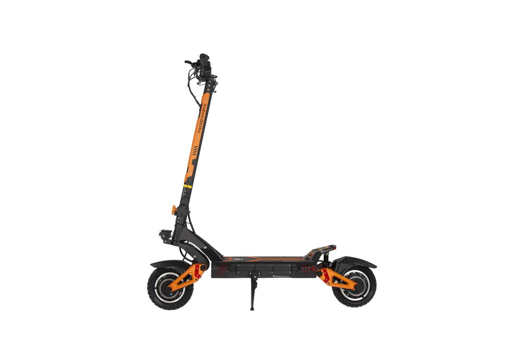 KuKirin G3 Pro Elektroroller 2*1200W Motoren, 52V 23.4AH Akku, 65 km/h Geschwindigkeit 80 km Reichweite, 10" Reifen, Tragbarer Akku, Schnellladung, E-Scooter