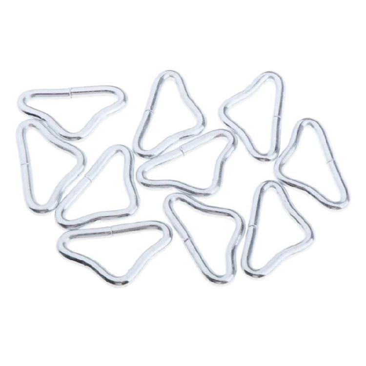 5 Pack Triangle Rings Buckle for Trampoline Replacement Repair Accessory Trampoline Triangle Buckle Trampoline V Rings