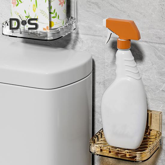 Nástěnný box na mýdlo s odnímatelnou odtokovou vaničkou Silná nosná samolepicí Stojan na mýdlové misky se snadnou instalací