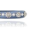 AUGUST ALICE Bold Flower Crystal Satin Headband [Blue]