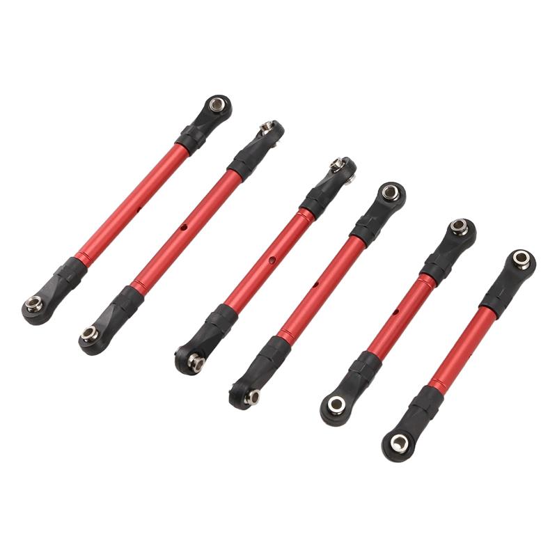 Adjustable Front & Rear Pull Rod Link Tie Rod Steering Rod for Slash/Hoss/Rustler/Stampede/4x4 Huanqi727
