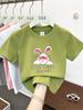Kids Cotton Cartoon T Shirt Summer Short Sleeve Top For Boys And Girls Breathable Comfortable Tee
